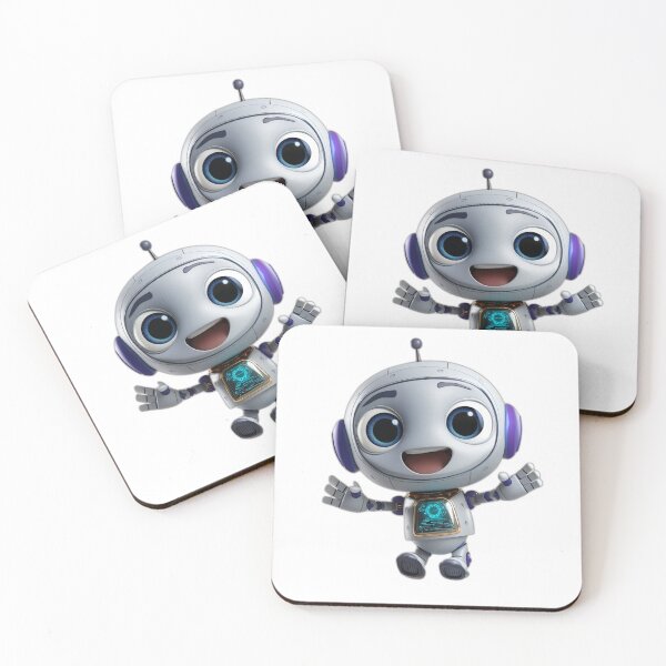 Item preview, Geary Bot™ Jumping for Joy — Happy Cute Robot designed and sold by Gearybot.