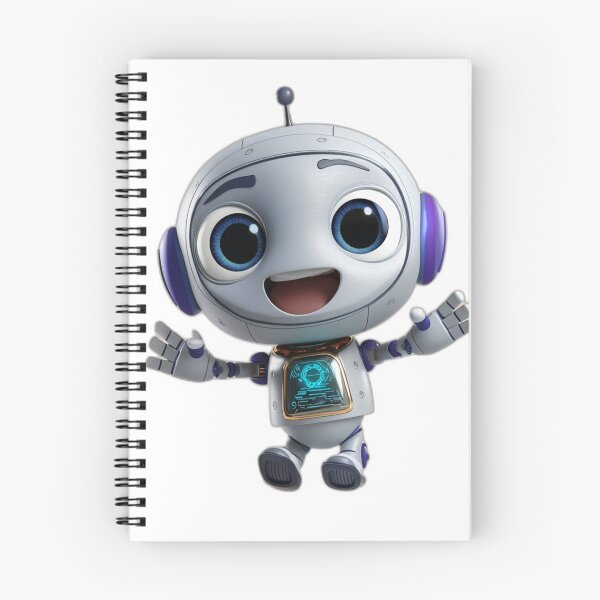 Item preview, Geary Bot™ Jumping for Joy — Happy Cute Robot designed and sold by Gearybot.