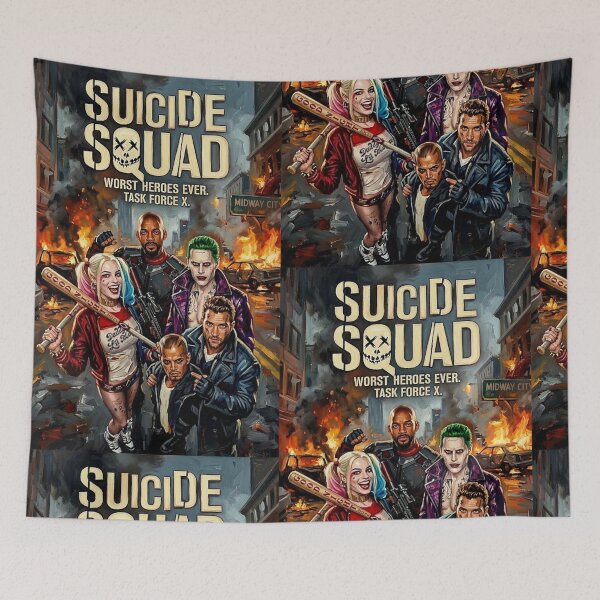Item preview, Worst Heroes Ever: Suicide Squad Fine Art Tribute designed and sold by Art's Diner.
