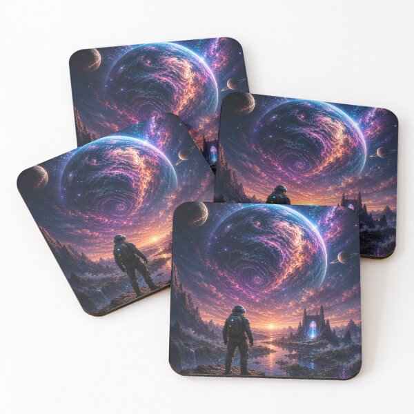 Item preview, Cosmic Gateway Beyond The Astronaut Horizon designed and sold by ArtComixHaven.