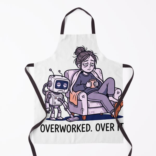 Item preview, Overworked and Over It designed and sold by MerchWSzpilkach.