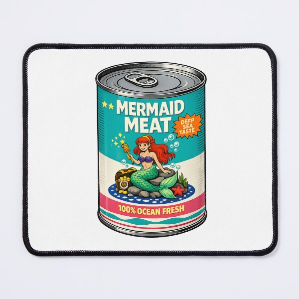 Item preview, Can of Mermaid Pop Art meat, ready to eat. designed and sold by Gunnar Hermansen.