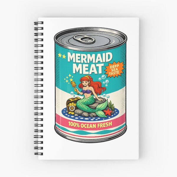 Item preview, Can of Mermaid Pop Art meat, ready to eat. designed and sold by Gunnar Hermansen.
