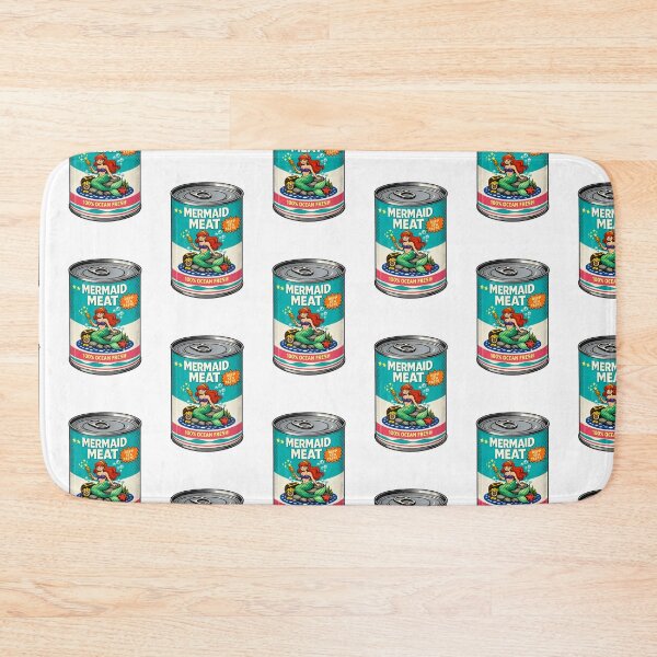 Item preview, Can of Mermaid Pop Art meat, ready to eat. designed and sold by Gunnar Hermansen.