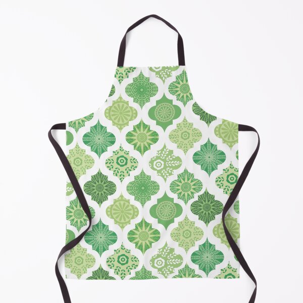Item preview, Green Morocco Moroccan pattern repeat pattern designed and sold by findlost.