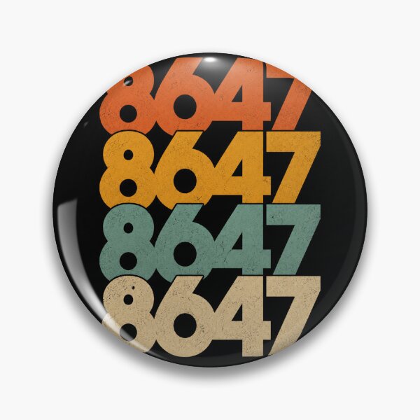 Item preview, 8647 Retro Repeating Number designed and sold by will freed18.