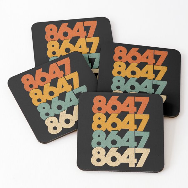 Item preview, 8647 Retro Repeating Number designed and sold by will freed18.
