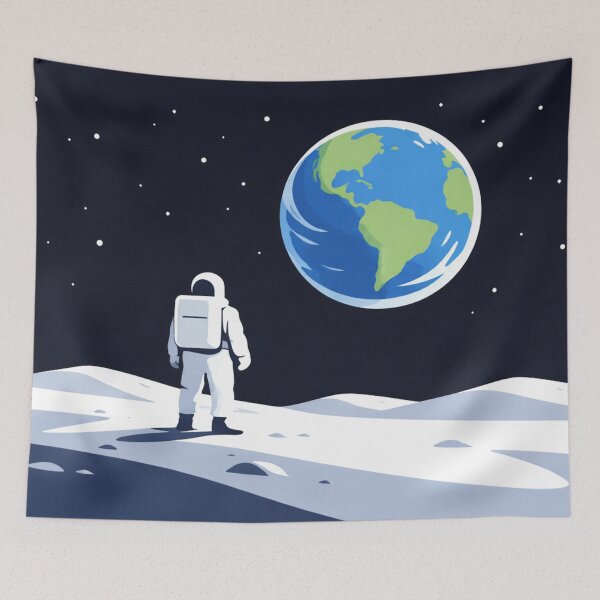 Item preview, Earth From Space Minimal Astronaut View designed and sold by Creative_Canvas.