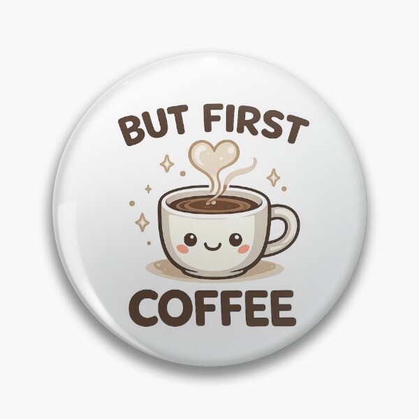 Item preview, But First Coffee Cute Minimal Coffee Lover Aesthetic Design designed and sold by Cute-Corne.