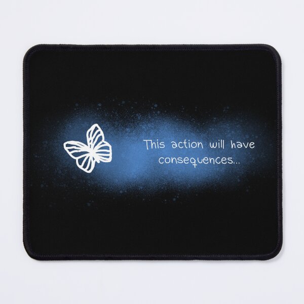 Item preview, This action will have consequences - blue + white designed and sold by megashakabrah.