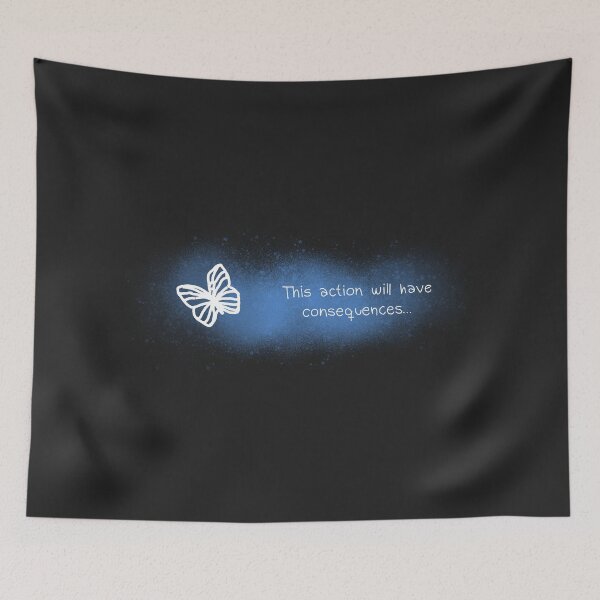 Item preview, This action will have consequences - blue + white designed and sold by megashakabrah.