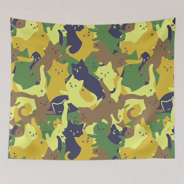 Item preview,  Catmouflage Cat Army by Tobe Fonseca designed and sold by Tobe Fonseca®.