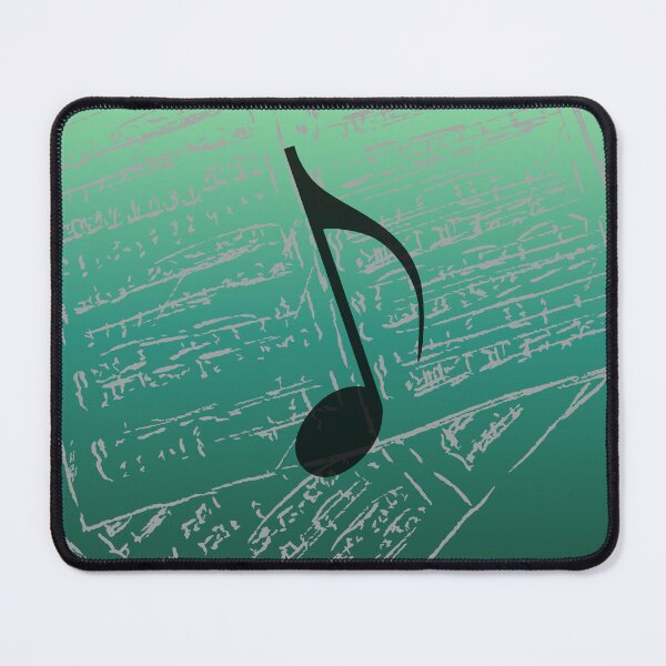 Item preview, Take Note Of The Music Green Gray Black designed and sold by BrightrDayMusicArt.
