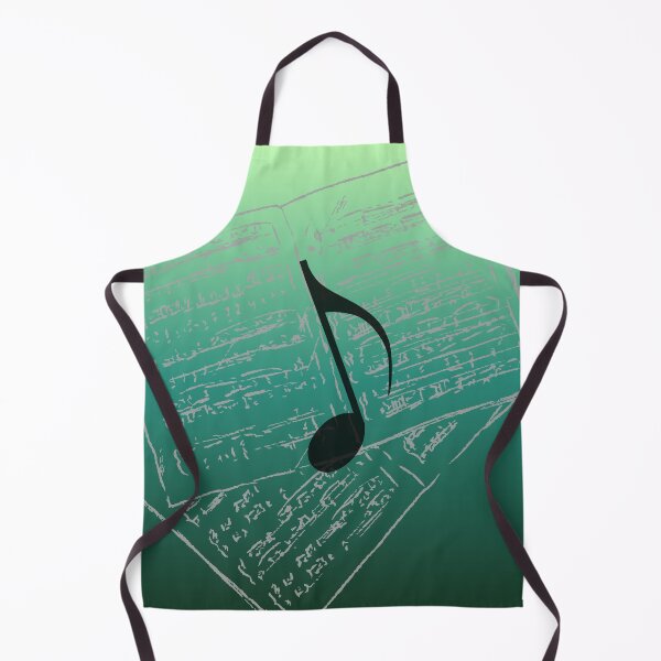 Item preview, Take Note Of The Music Green Gray Black designed and sold by BrightrDayMusicArt.