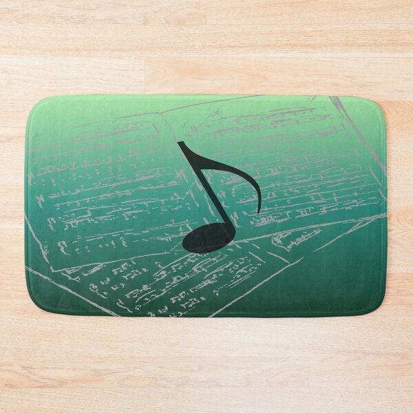 Item preview, Take Note Of The Music Green Gray Black designed and sold by BrightrDayMusicArt.