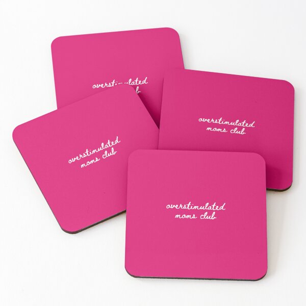 Item preview, Overstimulated Moms Club Funny Motherhood Quote designed and sold by moodjelly.