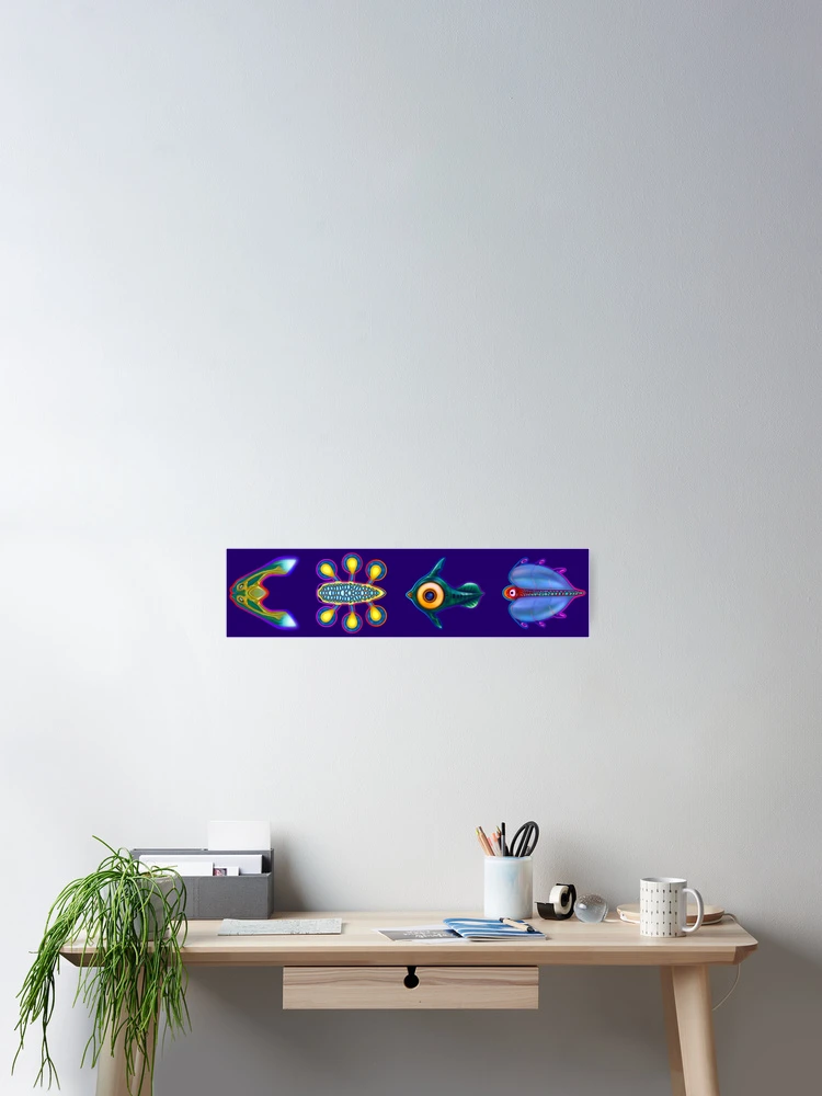 Thumbnail 2 of 3, Poster, Friendly Fish Multipack designed and sold by RorisRealms.
