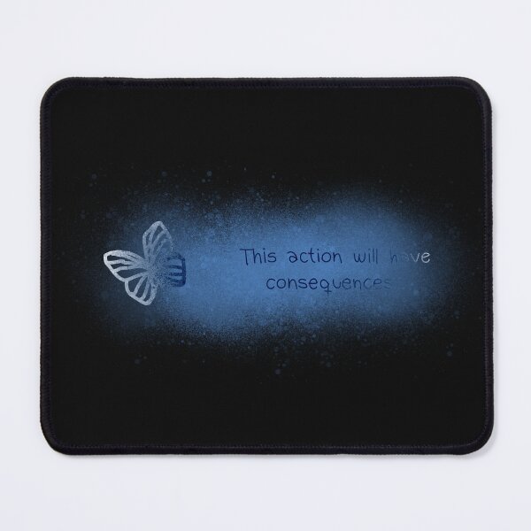 Item preview, This action will have consequences - Black and blue designed and sold by megashakabrah.