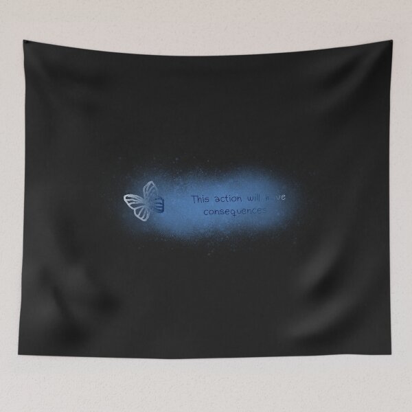 Item preview, This action will have consequences - Black and blue designed and sold by megashakabrah.