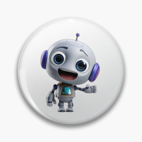Item preview, Geary Bot™ Laughing with Joy — Happy Cute Robot designed and sold by Gearybot.