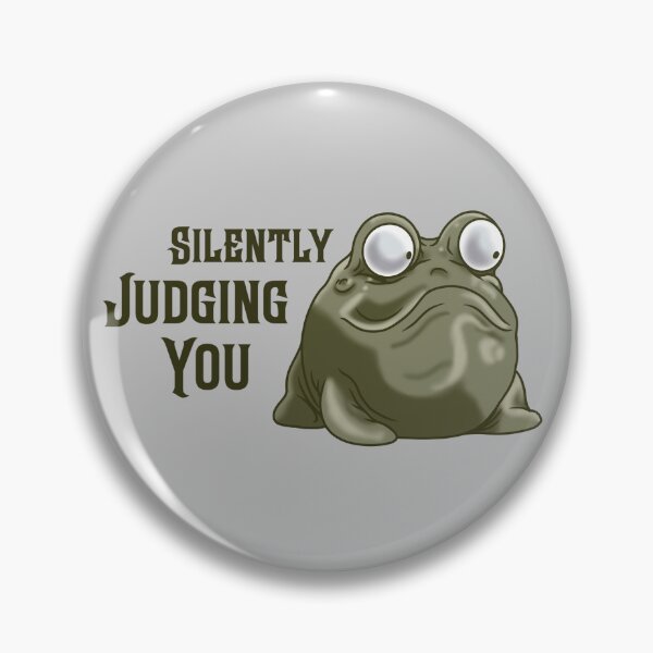 Item preview, Silently Judging You Frog designed and sold by GrungePanda.
