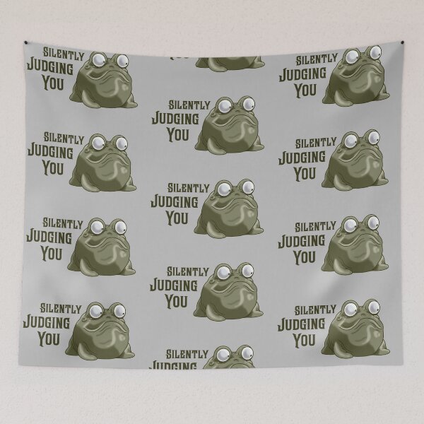 Item preview, Silently Judging You Frog designed and sold by GrungePanda.