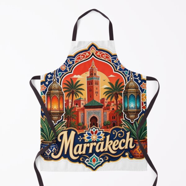 Item preview, Marrakech Morocco Colorful Zellige Decorative Travel Sticker designed and sold by Modefissi.
