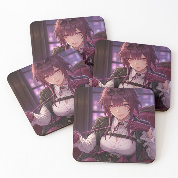 Item preview, Kafka // Honkai: Star Rail Illustration - Elegant Dark Anime Aesthetic Purple Gothic Art designed and sold by Astraphyllia.