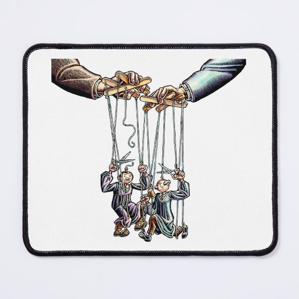 Item preview, judges as puppets, cutting the strings that control them designed and sold by LisaHaney.