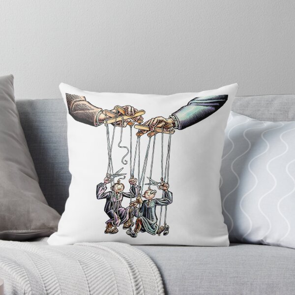 Item preview, judges as puppets, cutting the strings that control them designed and sold by LisaHaney.