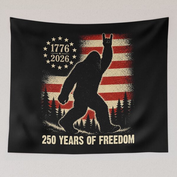 Item preview, 250 Years of Freedom Bigfoot Rock 1776-2026 designed and sold by will freed18.