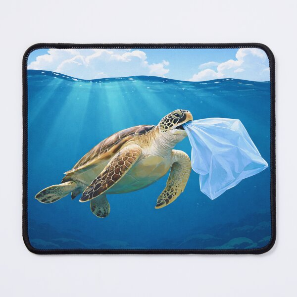 Item preview, Sea Turtle Plastic Pollution Ocean Conservation designed and sold by Creative_Canvas.