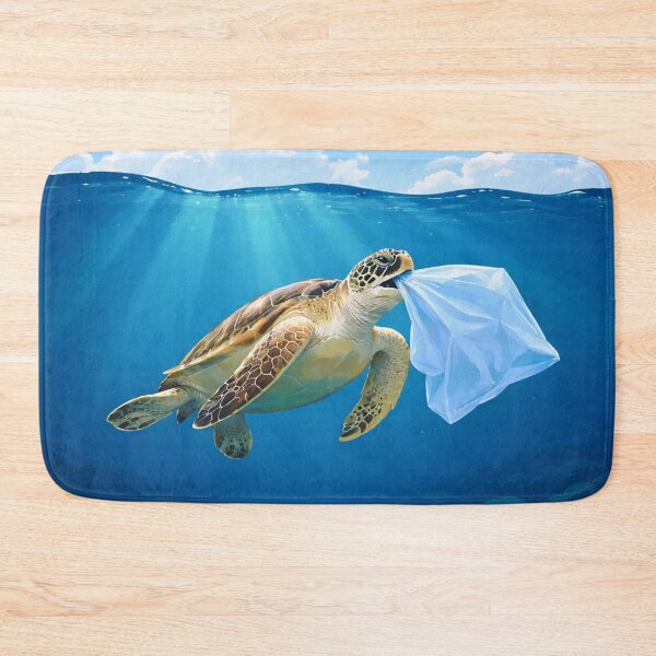 Item preview, Sea Turtle Plastic Pollution Ocean Conservation designed and sold by Creative_Canvas.
