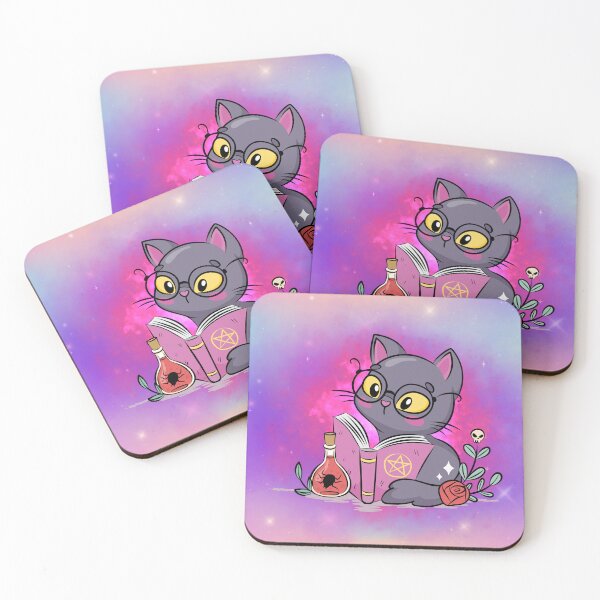 Item preview, witchy kitty designed and sold by spaceyobwoc.