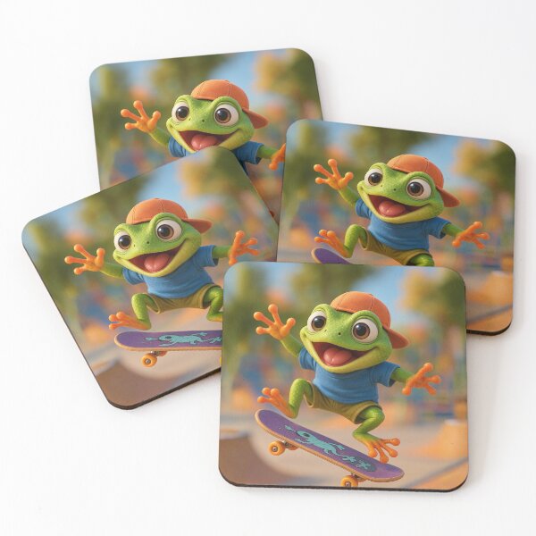 Item preview, Skater Tree Frog designed and sold by Sillytoe.