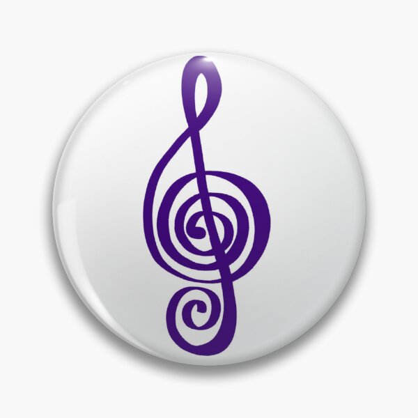 Item preview, Purple Spiral Treble Clef  designed and sold by asmith333.