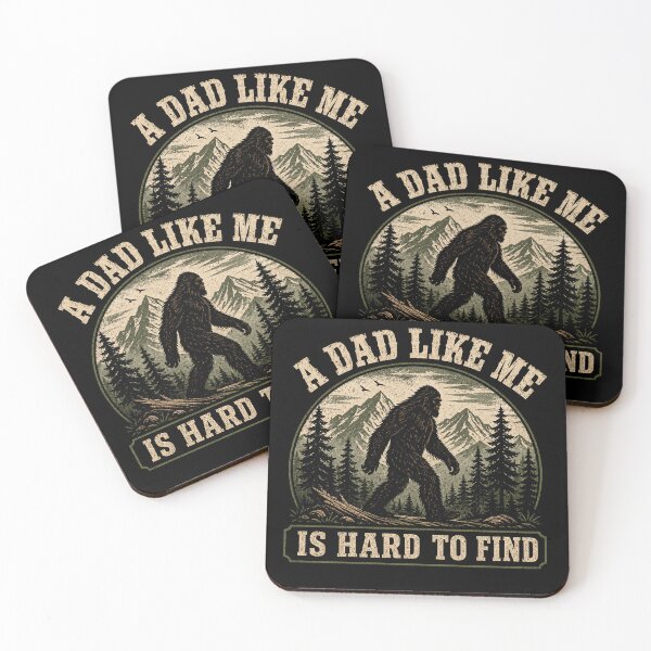 Item preview, A Dad Like Me Is Hard To Find funny bigfoot fathers day designed and sold by Kladhadredo.