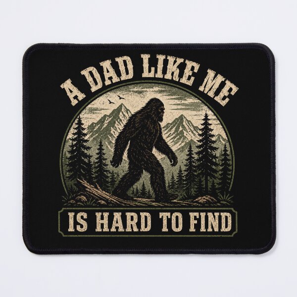 Item preview, A Dad Like Me Is Hard To Find funny bigfoot fathers day designed and sold by Kladhadredo.