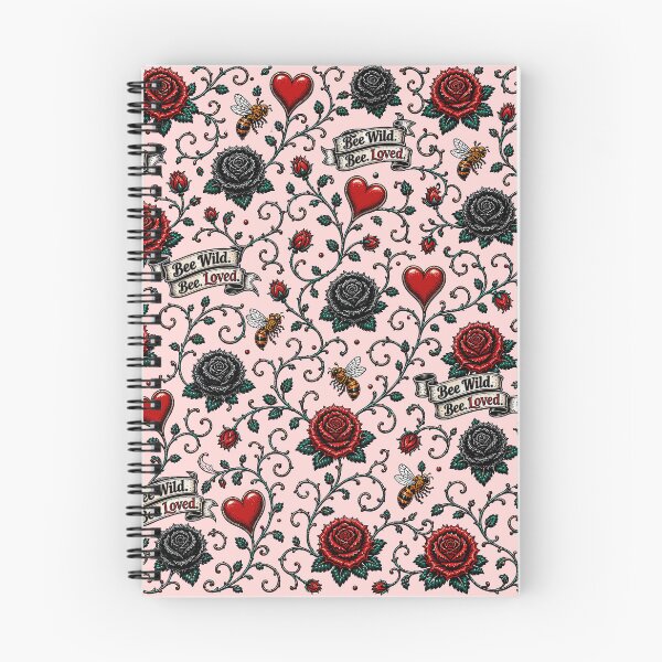 Item preview, Bee Wild. Be Loved. II | Romantic Busy Bee Gift | Mystic Patterns for Daily Heroes designed and sold by CraazyCrazyArt.