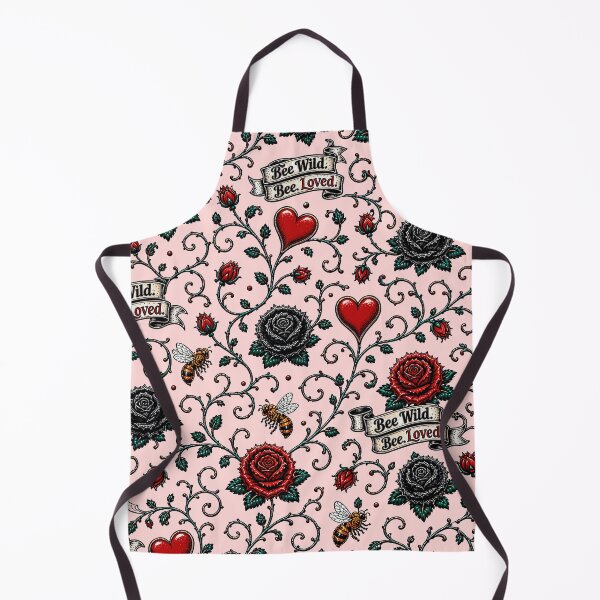Item preview, Bee Wild. Be Loved. II | Romantic Busy Bee Gift | Mystic Patterns for Daily Heroes designed and sold by CraazyCrazyArt.