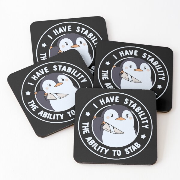 Item preview, I Have Stability The Ability to Stab Penguin by Tobe Fonseca designed and sold by Tobe Fonseca®.