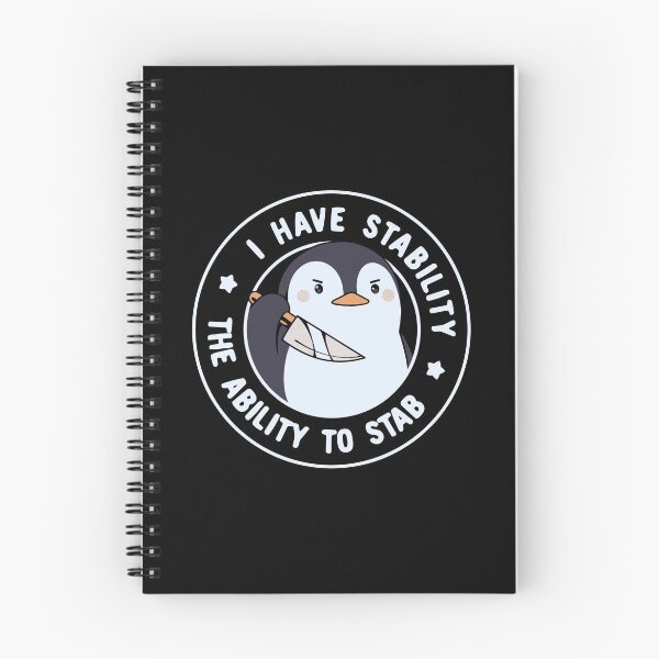 Item preview, I Have Stability The Ability to Stab Penguin by Tobe Fonseca designed and sold by Tobe Fonseca®.