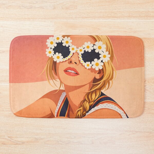 Item preview, Daisy Sunglasses Girl Summer Aesthetic Portrait designed and sold by Creative_Canvas.