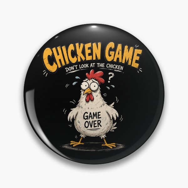 Item preview, Chicken Game Do not Look At The Chicken Funny Chicken Meme designed and sold by Kladhadredo.