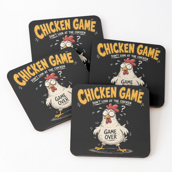Item preview, Chicken Game Do not Look At The Chicken Funny Chicken Meme designed and sold by Kladhadredo.
