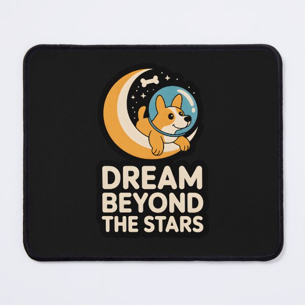 Item preview, Dream Beyond the Stars – Minimalist Dog Astronaut Art designed and sold by Montodesign.