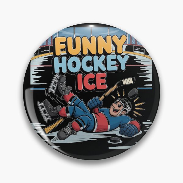 Item preview, Ice Rink Wipeout – Funny Hockey Crash Cartoon Design designed and sold by KSz2026.
