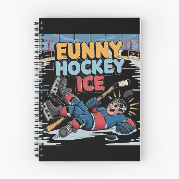 Item preview, Ice Rink Wipeout – Funny Hockey Crash Cartoon Design designed and sold by KSz2026.