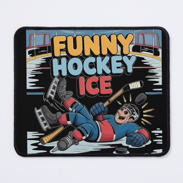 Item preview, Ice Rink Wipeout – Funny Hockey Crash Cartoon Design designed and sold by KSz2026.