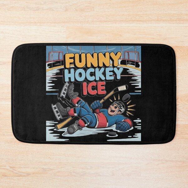 Item preview, Ice Rink Wipeout – Funny Hockey Crash Cartoon Design designed and sold by KSz2026.